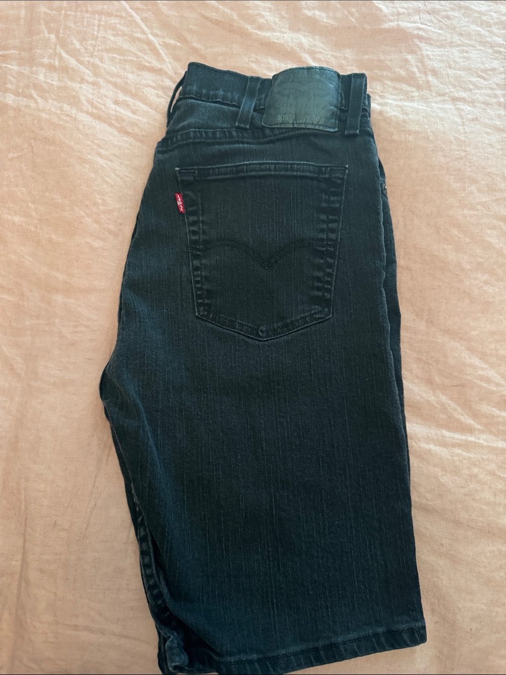 Levi's Black Denim Relaxed Fit Jeans